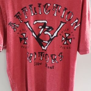 Men's Affliction Buckle T Shirt 2XL